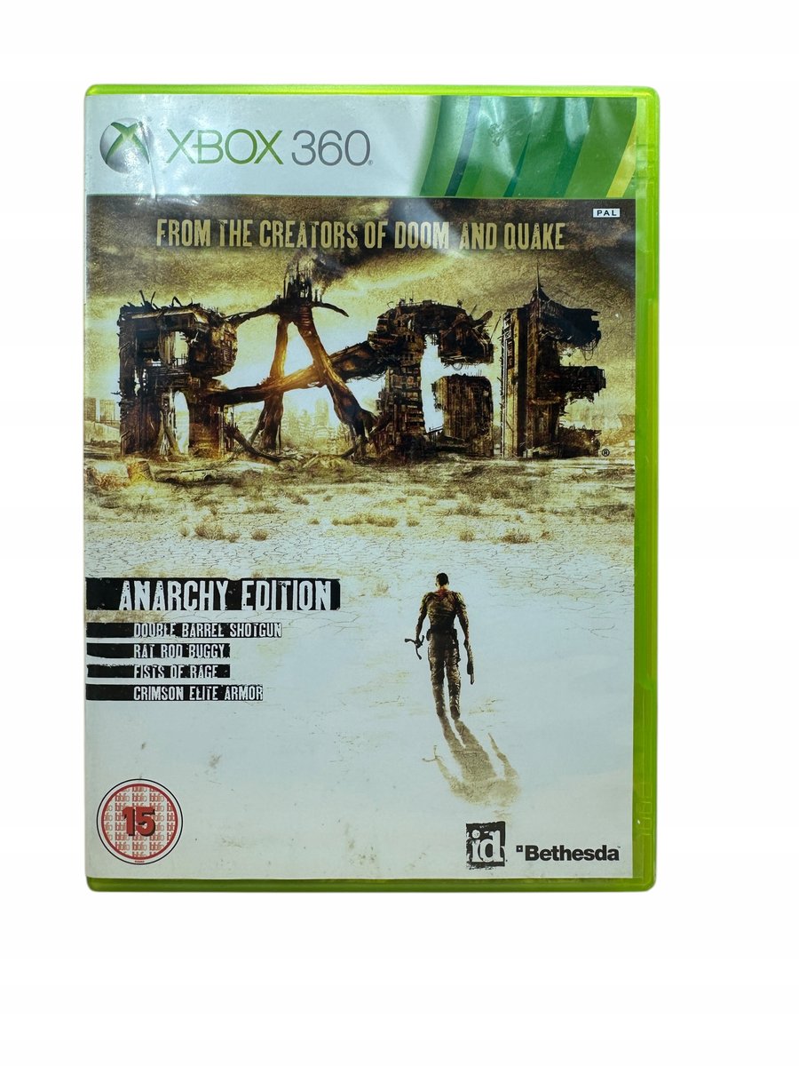 Bethesda Gra RAGE Microsoft Xbox 360 X360