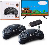 GRA TELEWIZYJNA RETRO TV MINI KONSOLA BEZPRZEWODOWA HDMI 900+ GIER 2 PADY Inny producent