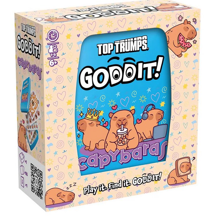 Gra Top Trumps GODDIT KAPIBARY Winning Moves