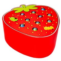 Gra Truskawka Złap Robaczka Eko Drewno, Gra zręcznościowa, MEGADIDI