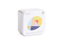 Gra układanka Jajko tangram w puszce IWOOD