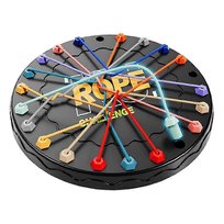 Gra w rozplątywanie zawiązanych lin, układanka ze skręconej liny, interaktywna układanka rozwijająca małą motorykę i inteligencję.