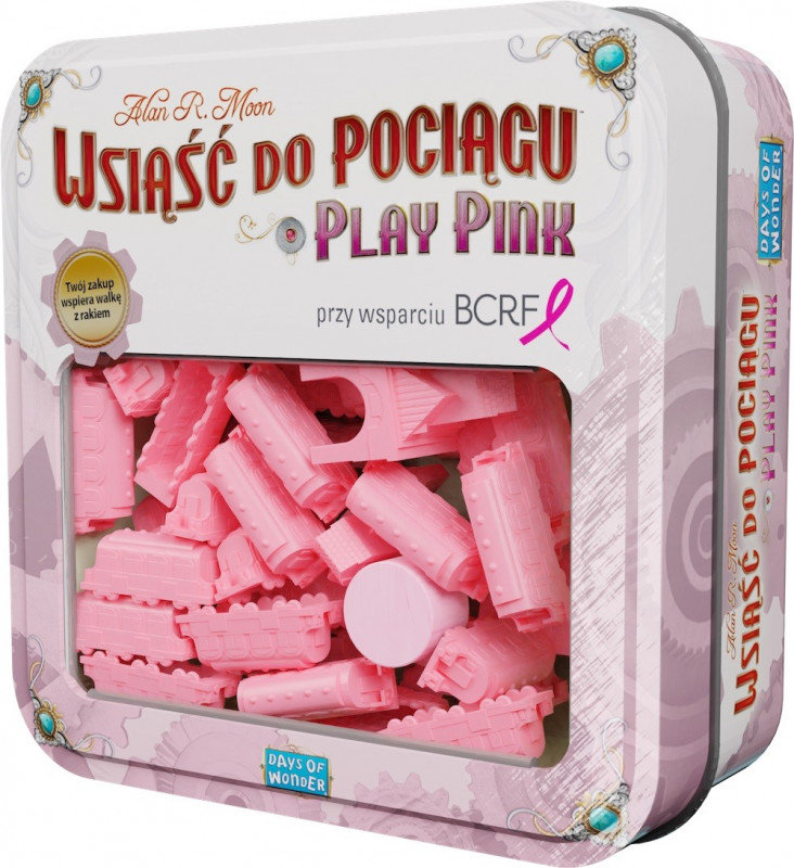 Фото - Настільна гра REBEL Gra Wsiąść do Pociągu: Play Pink 