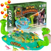 GRA ZABAWKA PREZENT DLA DWÓJKI DZIECI PIŁKOZAURY WOJNY DINOZAURÓW W KULKI