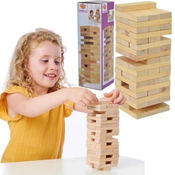 Gra zręcznościowa Chwiejąca wieża klocki drewniane - Simba