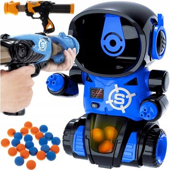 Gra zręcznościowa GŁODNY ROBOT Strzelanie do Celu + 2 PISTOLETY i KULKI - MTA
