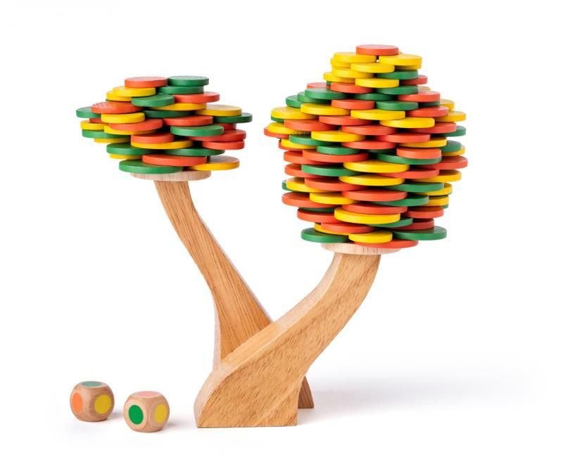 Фото - Розвивальна іграшка WoodyLand Gra Zręcznościowa 'Jesienne Drzewo' 