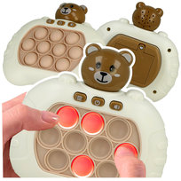 Gra Zręcznościowa Pop It Antystresowa Elektryczna Miś Z919B