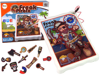 Gra Zręcznościowa Szalony Pirat Plansza - Lean Toys