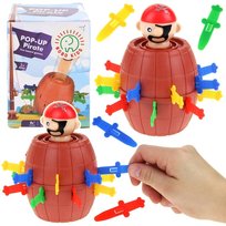 Gra zręcznościowa szalony pirat w beczce pop up, Urwiskowo