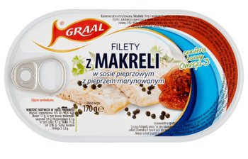Graal Filet Z Makreli W Sosie Pieprzowym Z Pieprzem Marynowanym - 170G - TEMAR