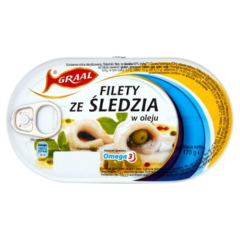 Graal Filety ze śledzia w oleju 170 g - Graal