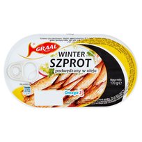 Graal Winter Szprot podwędzany w oleju 170 g