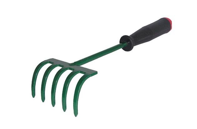 Grabki Grabie Małe Ogrodowe Z Trzonem 25cm 5-Zębne