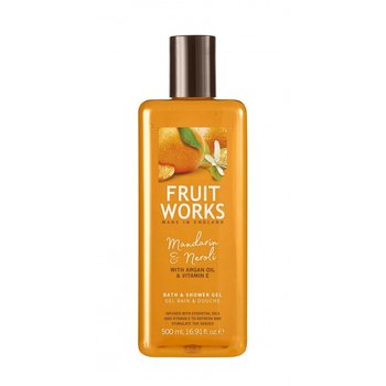 Grace Cole, Fruit Works, żel pod prysznic i płyn do kąpieli Mandarynka & Neroli, 500 ml - Grace Cole