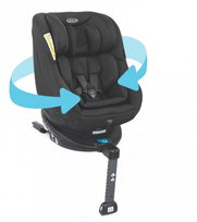 Graco Fotelik Turn2Me Isofix 0-18 Kg Black