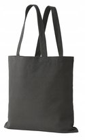 GRAFITOWA TORBA BAWEŁNIANA 36x42 cm 300g EKOLOGICZNA ZAKUPOWA NATURALNA