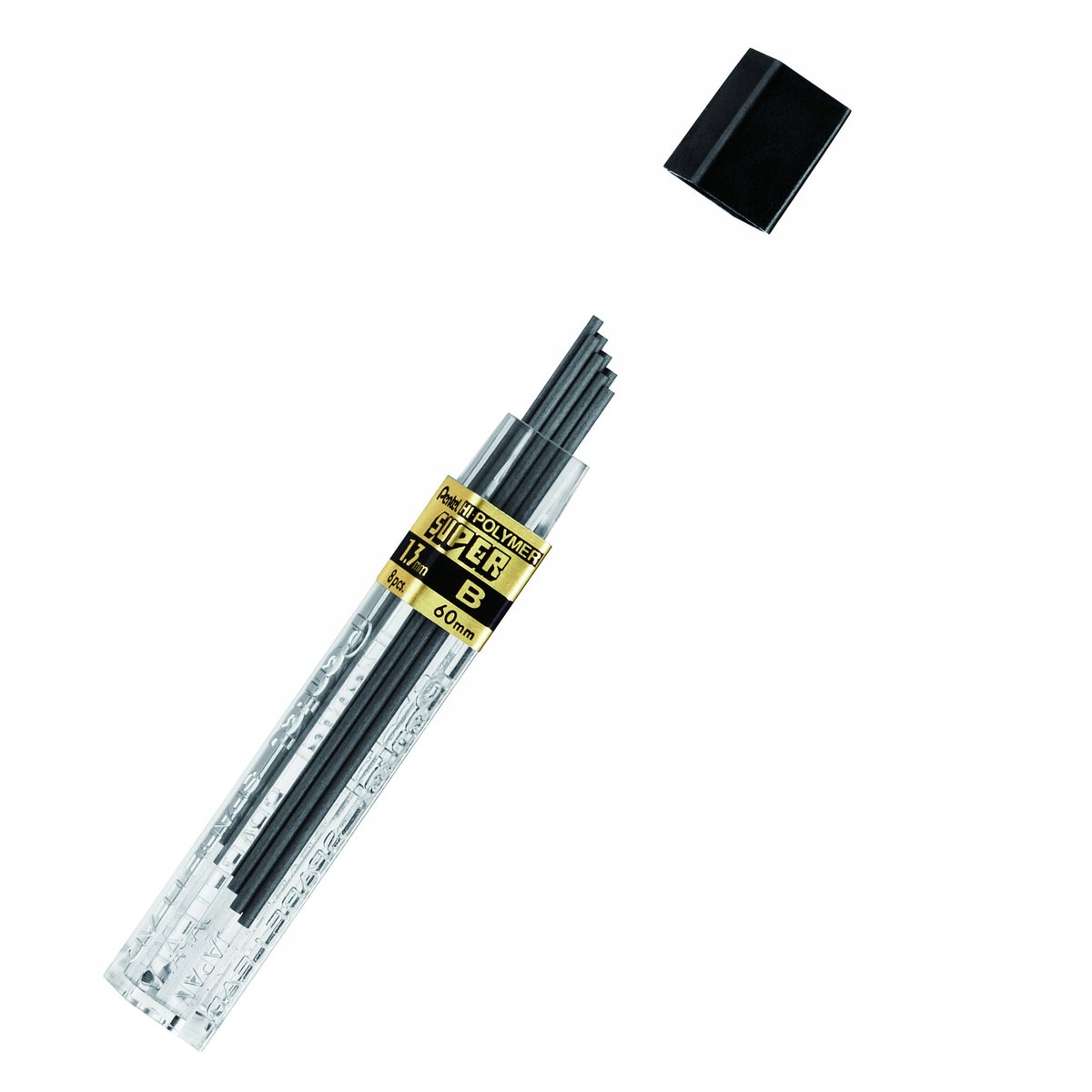 Zdjęcia - Akcesorium Pentel Grafity do ołówków 1,3mm  Hi-Polymer B 8szt 