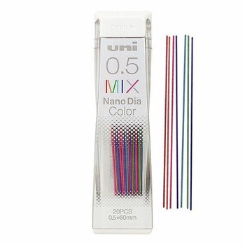 Grafity Uni 0,5Mm Kolorowe Mix 20 Sztuk - Inna marka