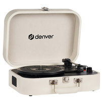 Gramofon Denver VPL-130 z USB kremowy