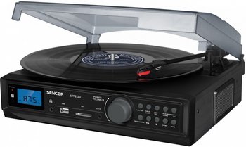 Gramofon STT 212U Cyfrowy tuner FM, USB/SD, MP3, BT - Sencor