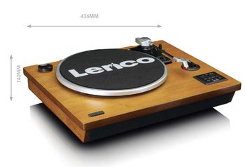 Gramofon z Bluetooth, koderem MP3 USB oraz wbudowanymi głośnikami, LENCO LS-55WA - Lenco