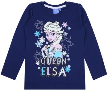 Granatowa, dziewczęca bluzka Elsa Kraina Lodu - Disney