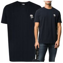 granatowa koszulka meska karl lagerfeld tshirt meski bawelniany granatowa koszulka meska karl lagerfeld tshirt meski bawelniany r.XL