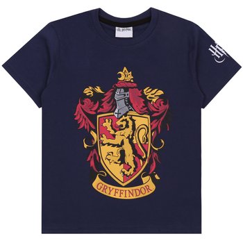 Granatowa Koszulka Z Krótkimi Rękawkami Gryffindor Harry Potter - Harry Potter