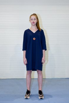 Granatowa sukienka/ Ochstore - Inna marka