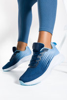 Granatowe sneakersy damskie buty sportowe na platformie sznurowane Casu AD223-5-36