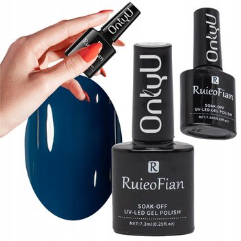 Granatowy Hybrydowy Lakier Do Paznokci Z Polyskiem Lakier Uv Onlyu/L065 - OnlyU