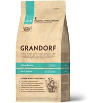 Grandorf 4 Meat Recipe Indoor Sucha Karma Dla Kota Niewychodzącego 400g Indyk Kaczka Królik Jagnięcina