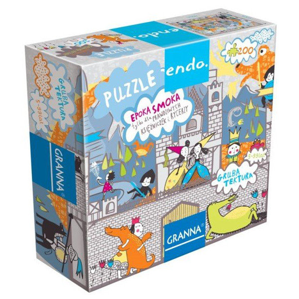 Granna, puzzle, Epoka smoka, 200 el.
