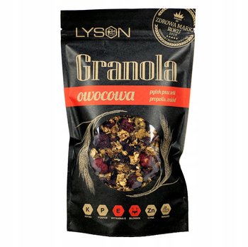 Granola owocowa miód pyłek propolis - ŁYSOŃ