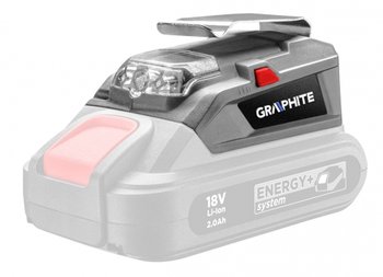 GRAPHITE Adapter USB - latarka LED Energy+ 58G025 - Graphite