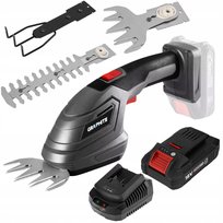 GRAPHITE Akumulatorowe Nożyce Trymer do Trawy 3w1 + Bateria 4Ah + Ładowarka