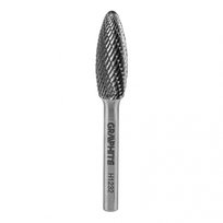 GRAPHITE, Frez do metalu HM, typ H (płomieniowy), 12 x 32 mm, trzpień 6 x 45 mm, 55H376