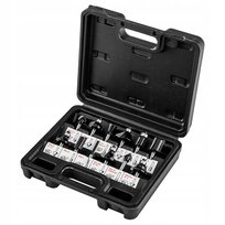 GRAPHITE, Frezy do drewna widiowe, trzpień 6 mm, zestaw 12 szt., 56T613