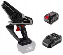 GRAPHITE, Mini piła łańcuchowa akumulatorowa Energy+ 18V Li-lon, obroty: 0-5400 min-1, 58GE116