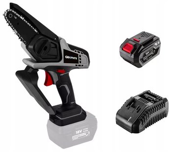 GRAPHITE, Mini piła łańcuchowa akumulatorowa Energy+ 18V Li-lon, obroty: 0-5400 min-1, 58GE116 - GTX Poland