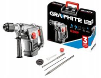 GRAPHITE, Młot udarowy SDS Max 1250W, walizka, 58G874