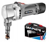 GRAPHITE, Nożyce do blachy 500W, walizka, 59G401