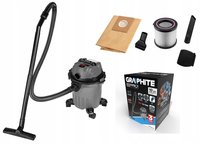 GRAPHITE, Odkurzacz warsztatowy Energy+ 18V Li-lon, na mokro i na sucho, zbiornik 12L, bez akumulatora, 58GE133