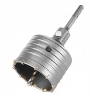 GRAPHITE, Otwornica widiowa 80mm z adapterem SDS+ oraz wiertłem pilotującym, 55H322