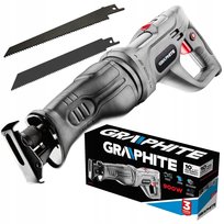 GRAPHITE, Pilarka szablowa 900W, skok 20 mm, ilość suwów 0-2600 min?1, karton, 58G971