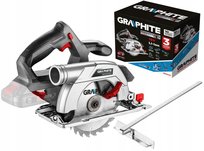 GRAPHITE, Pilarka tarczowa bezszczotkowa akumulatorowa Energy+ 18V, Li-Ion, tarcza 165 x 20mm, bez akumulatora, 58G023
