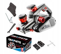 GRAPHITE, Strug elektryczny 1300W, głębokość strugania 3.5 mm, szerokość strugania 110 mm, 59G680