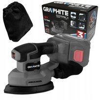 GRAPHITE, Szlifierka oscylacyjna DELTA Energy+ 18V, bez akumulatora, 58GE141