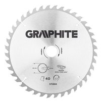 GRAPHITE, Tarcza do pilarki, widiowa, 250 x 30 mm, 40 zębów, 57H684